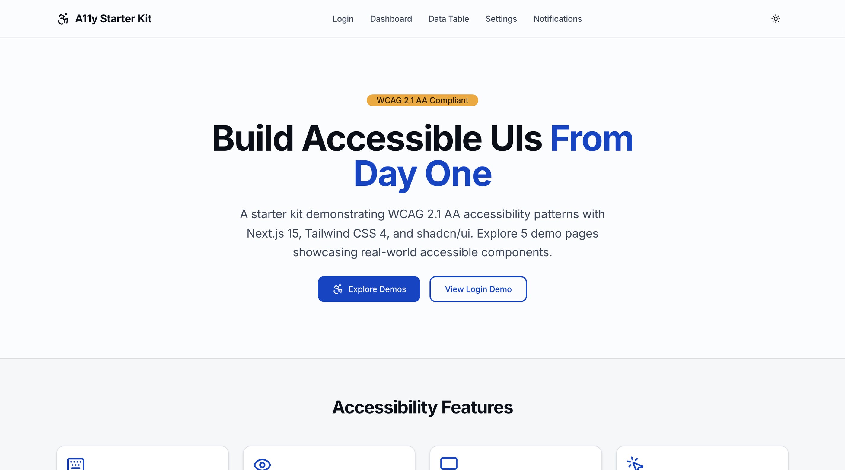 How to Choose an Accessible Next.js Starter (2026)
