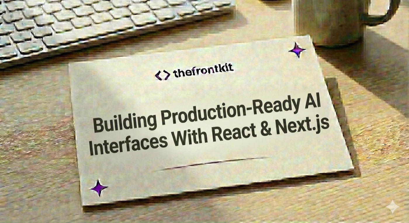 Production-Ready AI Interfaces with Next.js