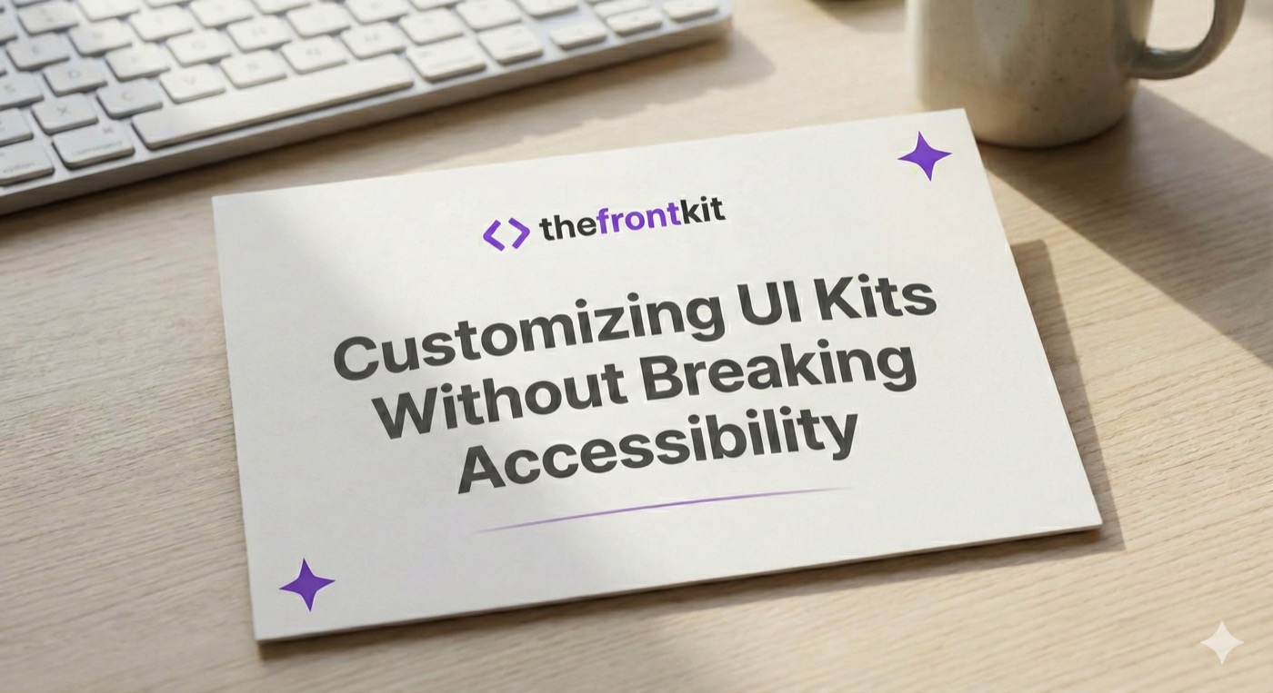 Customize UI Kits Without Breaking Accessibility