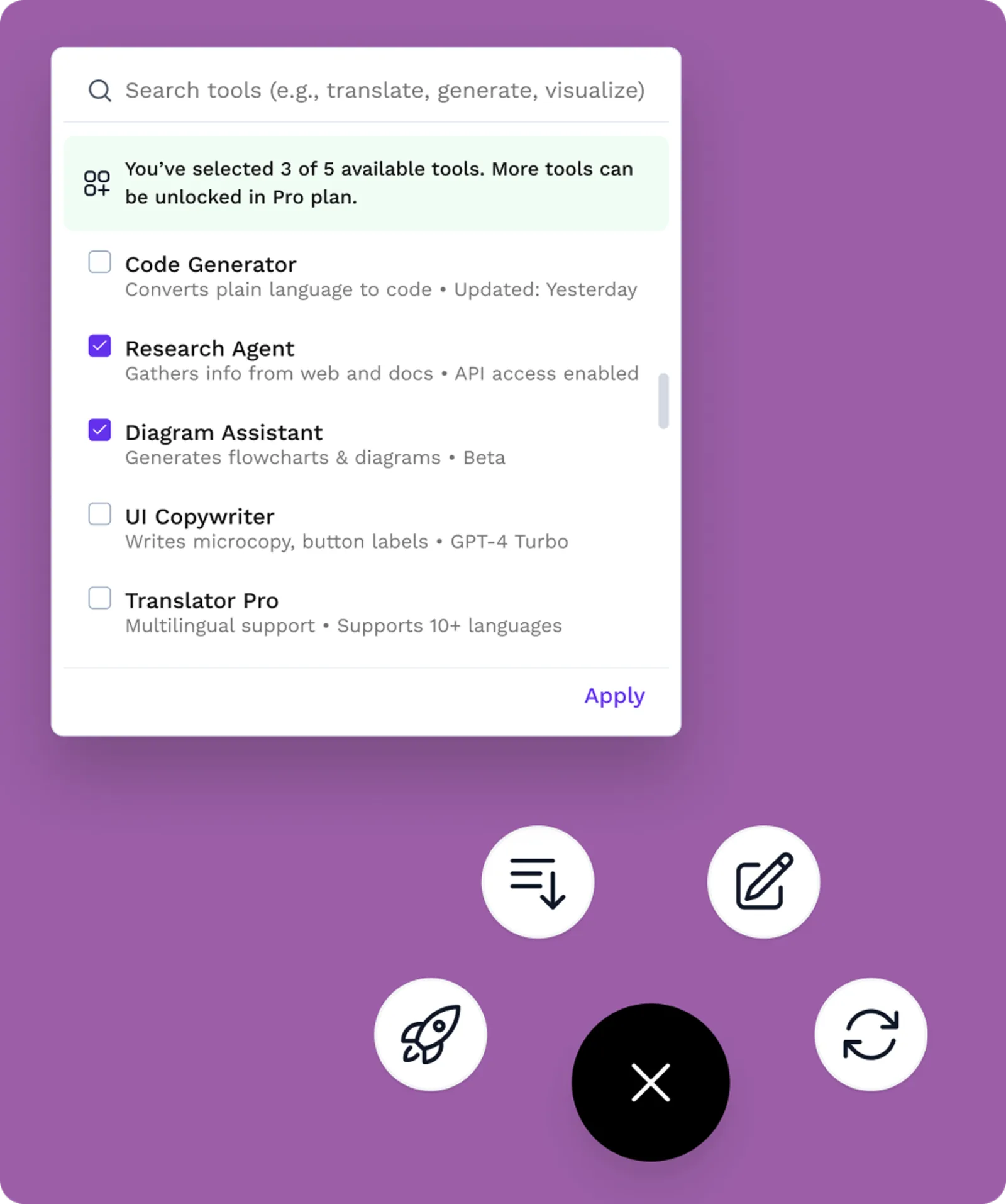 AI UX Kit screenshot representing thefrontkit in a comparison against Tailwind UI